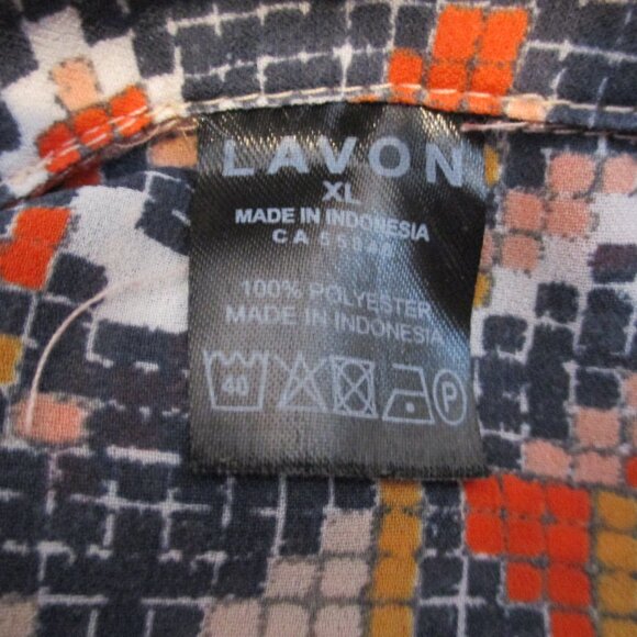 🌟 Aztec Vibe Sleeveless Blouse by Lavon - Size XL - Picture 3 of 4